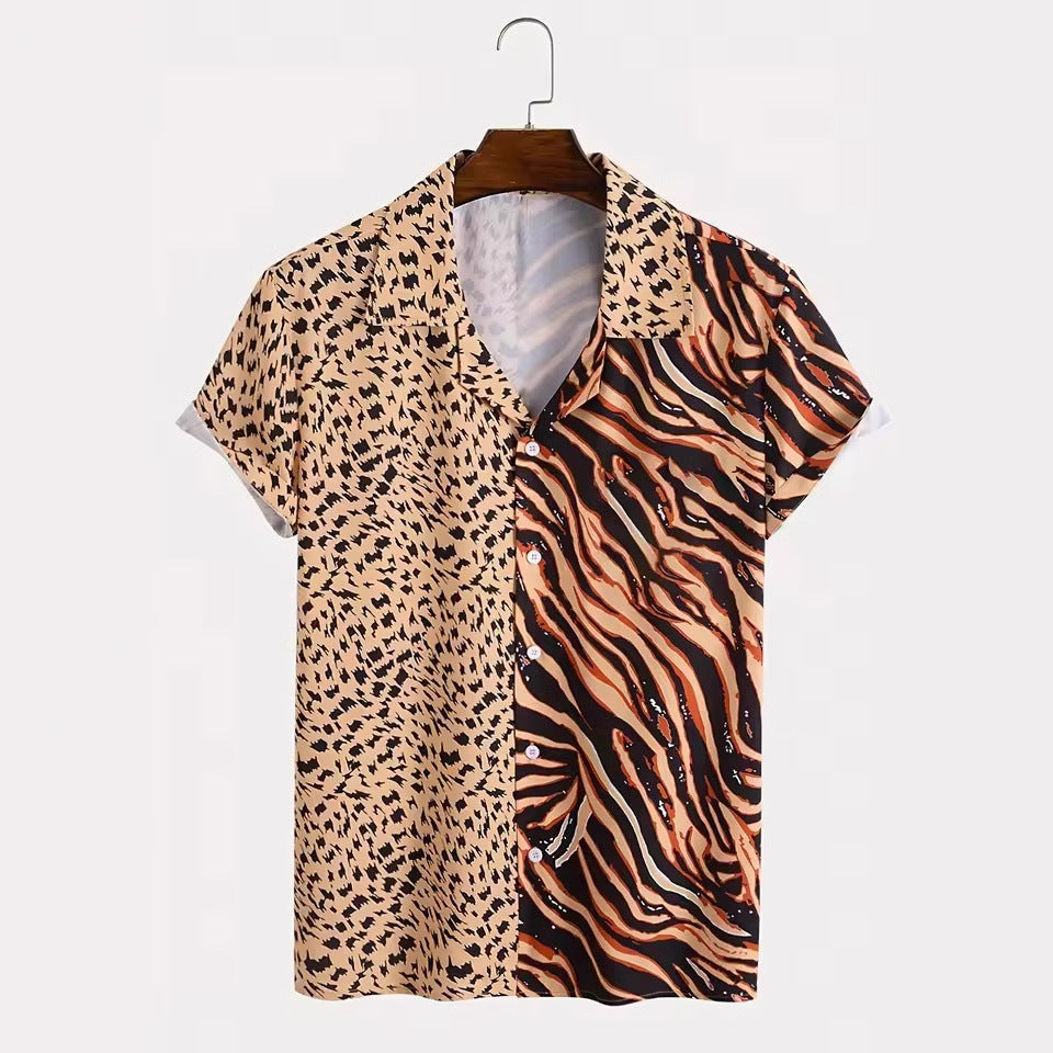 Hawaiian Vacation Clothing Men's Fashion Beach Style Shirt