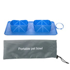 Portable Outdoor Travel Folding Silicone Pet Bowl