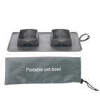 Portable Outdoor Travel Folding Silicone Pet Bowl