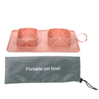 Portable Outdoor Travel Folding Silicone Pet Bowl